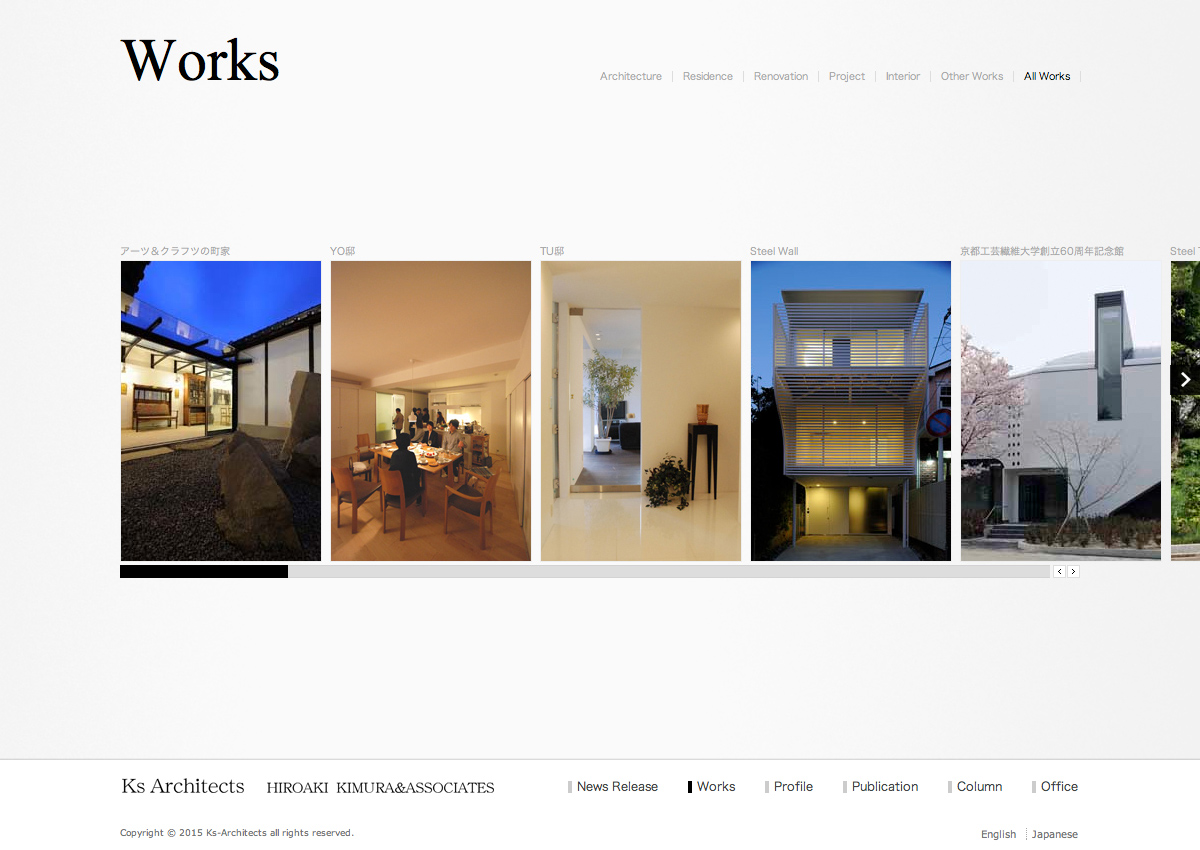 Ks Architects website